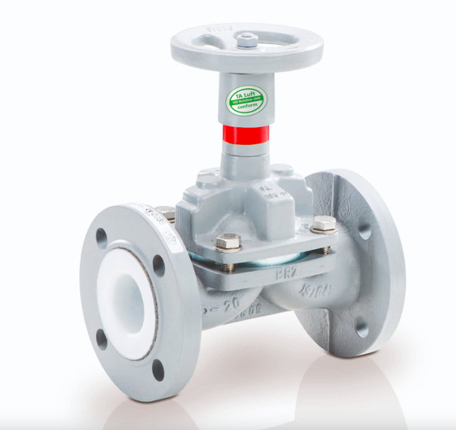 DIAPHRAGM VALVES FOR CHLOR-ALKALI ELECTROLYSIS